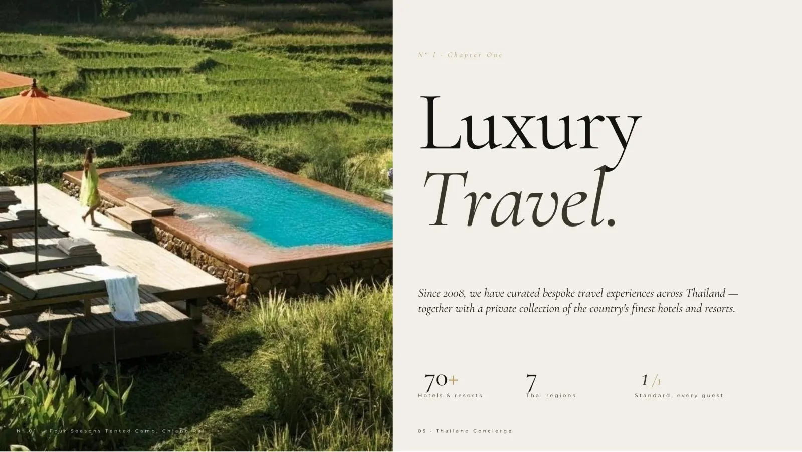 Thailand Group luxury hospitality brochure — page 5
