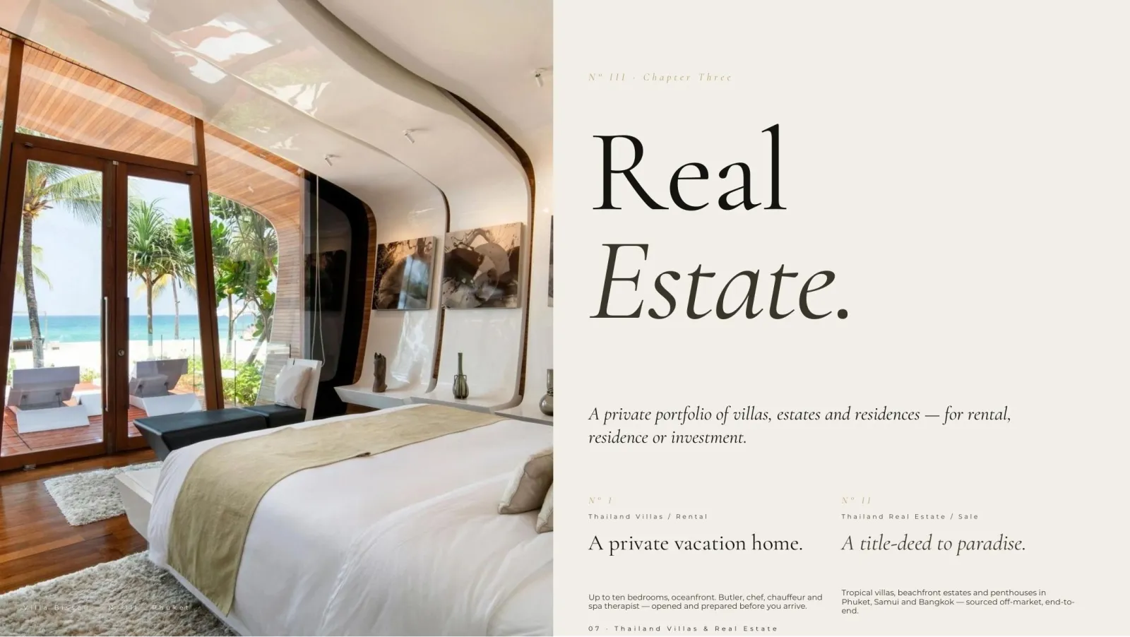 Thailand Group luxury hospitality brochure — page 7