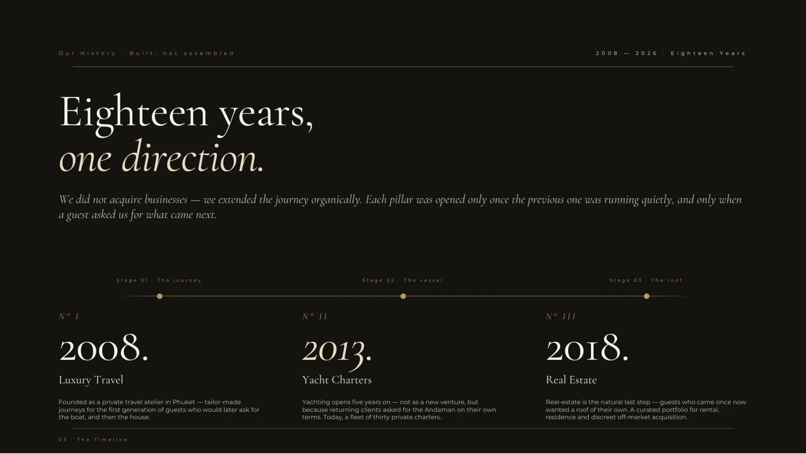 Thailand Group luxury hospitality brochure — page 3